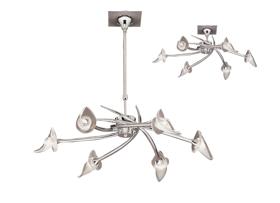 Flavia Polished Chrome Ceiling Lights Mantra Multi Arm Fittings Flavia Polished Chrome Ceiling Lights Mantra Multi Arm Fittings
